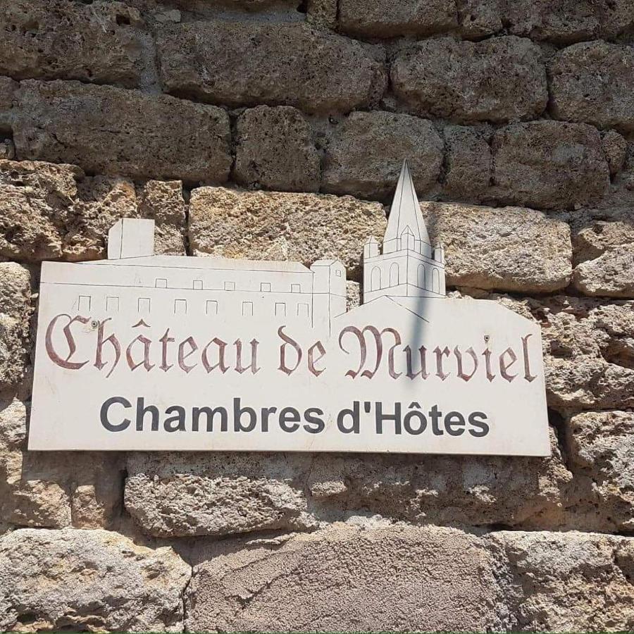 穆里尔城堡旅馆 Murviel 外观 照片